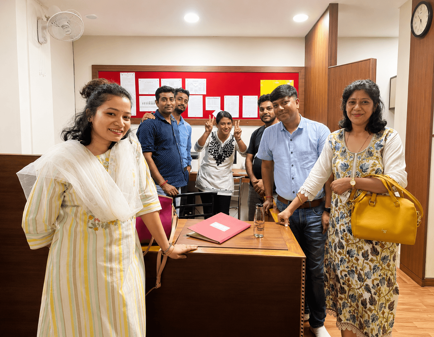 Redolent team receiving recognition at a Religare Broking partner event